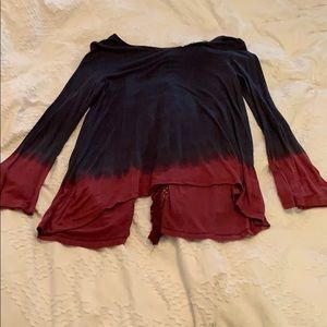 Bloomingdales bell sleeve top